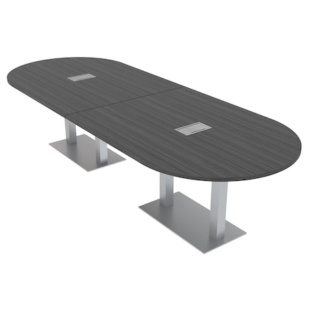 Skutchi Designs 45 in W, 120 in L, 29 in H, Engineered Wood Top, Grey HAR-RAC-46x119-DOU-ELEC-ASIANNIGHT
